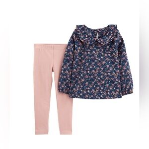 Toddler 2-Piece Floral Top & Legging Set SIZE 18M